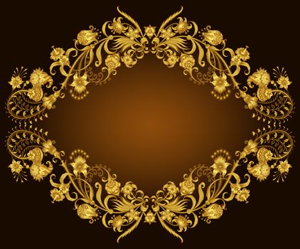 Floral hand drawn vector vintage border. Engraved nature elements and objects illustration. Frame design.