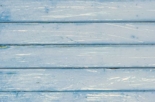 Light blue painted wood background texture with copy space