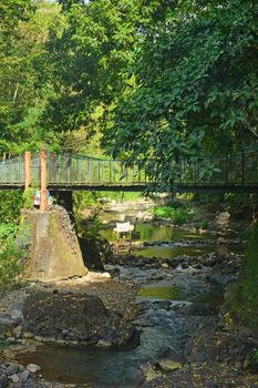 RIZAL, PH - DEC. 21: Daranak river on December 21, 2019 in Tanay, Rizal, Philippines.