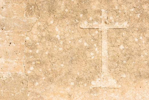 Cemetery Cross religious symbol, christianity concepts background