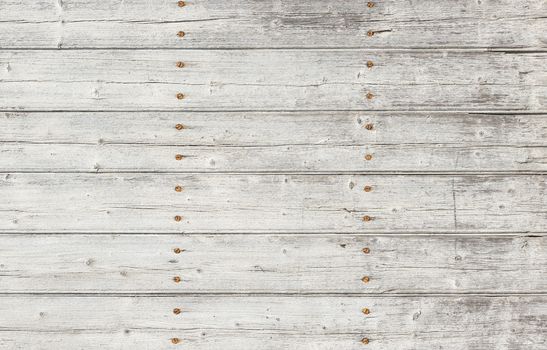 Old white painted wood for background texture with copy space