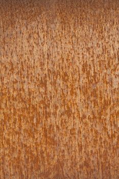 Background texture of old distressed iron panel covered in rust