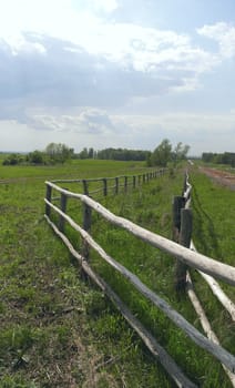 Beautiful rural summer landscape