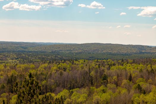 View of Rock Lake from the the Booth rock trail in Algonquin Park, Ontario, Canada