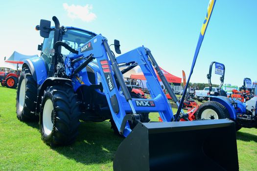 Agricultural machinery for sale; farmers show