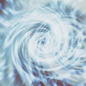 Blue and black abstract background for design with radial blur. Electric storm.