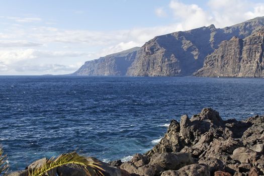 Los Gigantes - a cliff at tenerife