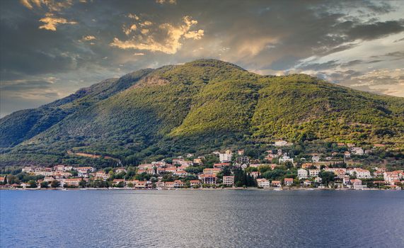 Homes Along the  Bay of Kotor