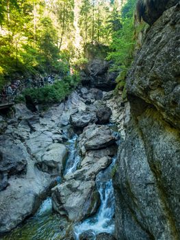 The Starzlachklamm between Burgberg and Sonthofen near the Grunten in Allgau