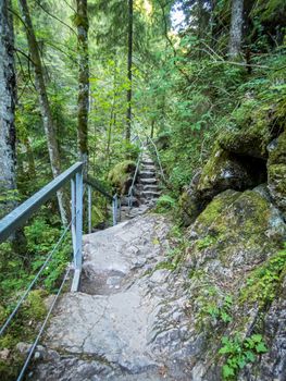 The Starzlachklamm between Burgberg and Sonthofen near the Grunten in Allgau