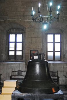 MANILA, PH - FEB 16 - San Agustin church bell at Intramuros on February 16, 2013 in Manila, Philippines.