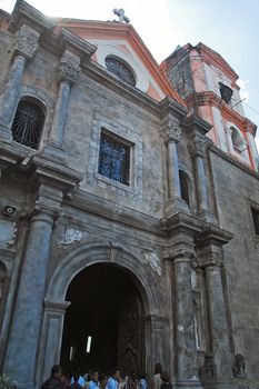 MANILA, PH - FEB 16 - San Agustin church facade at Intramuros on February 16, 2013 in Manila, Philippines.