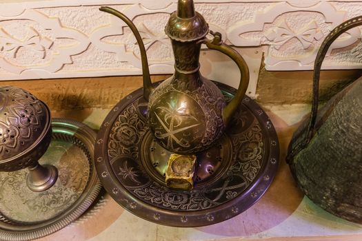 Traditional Arab metal handicrafts