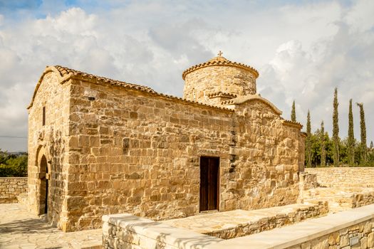 Panagia tou Kampou or Our Lady of the Fields 7th centrury Byzantine church, Choirokoitia, Cyprus