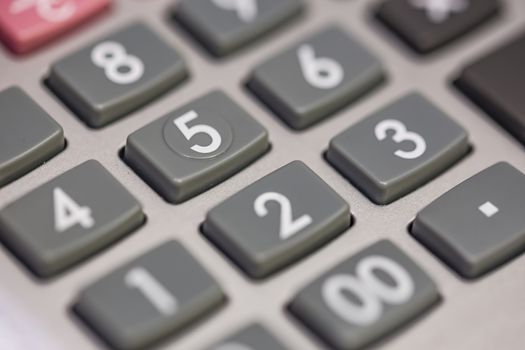 close up of calculator
