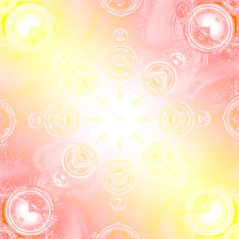 Pink and yellow abstract background for design. Gradient wallpaper.
