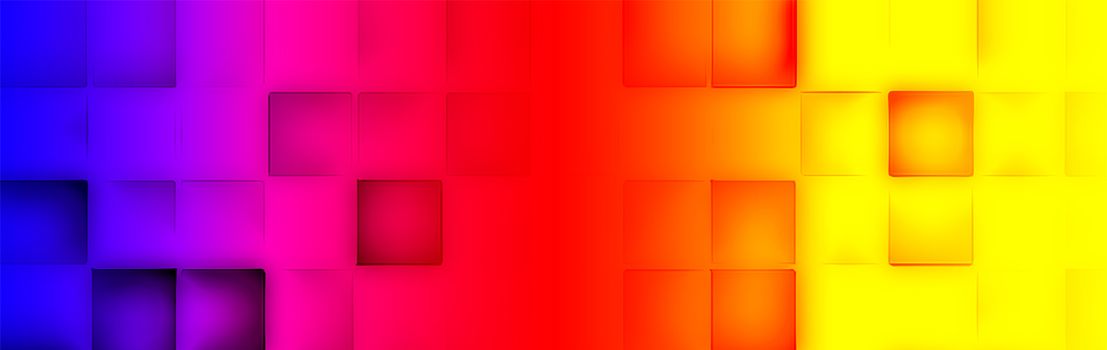 Abstract background for web design with sqares. Colorful gradient.