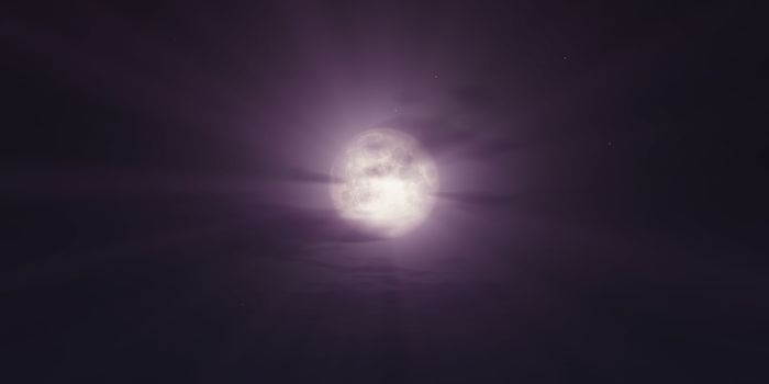 full moon at night night sky, illustration render