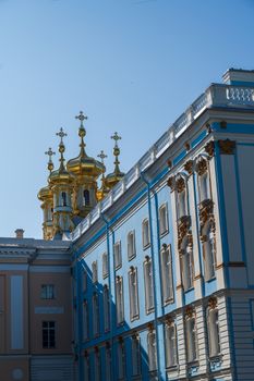 Photo of Golden Domes topping Catherine Palace in St Petersburg, Russia