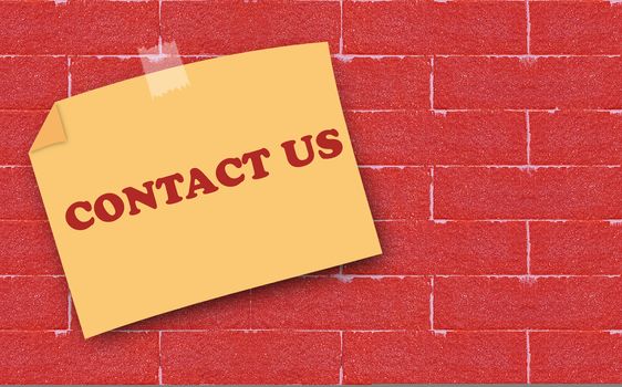 Website and internet contact us concept, customer service, copy space