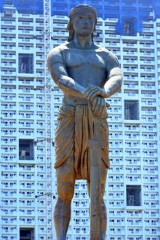 MANILA, PH - JULY 6: Lapu-Lapu monument on July 6, 2016 in Rizal Park, Manila. Lapu-Lapu was a Muslim chieftain in the island of Mactan in the Visayas who killed Ferdinand Magellan in April 1521.