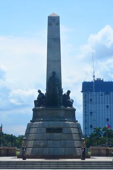 MANILA, PH - JULY 6: Rizal Park statue on July 6, 2016 in Manila, Philippines.