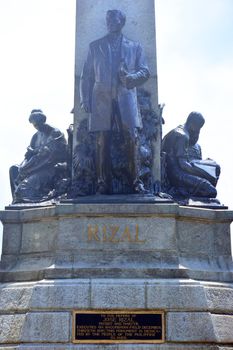 MANILA, PH - JULY 6: Rizal Park statue on July 6, 2016 in Manila, Philippines.