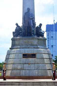 MANILA, PH - JULY 6: Rizal Park statue on July 6, 2016 in Manila, Philippines.