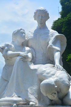 MANILA, PH - JULY 6: La Madre Filipina statue at Rizal park on July 6, 2016 in Manila, Philippines.