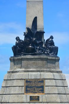 MANILA, PH - JULY 6: Rizal Park statue on July 6, 2016 in Manila, Philippines.