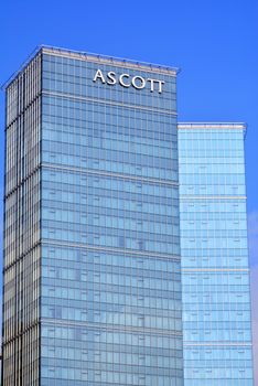 TAGUIG, PH - OCT. 1: Ascott facade on October 1, 2016 in Bonifacio Global City, Taguig, Philippines. The Ascott Limited is the world's largest international serviced residence owner-operator