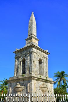 CEBU, PH - OCT. 8: Magellan marker on October 8, 2016 in Lapu Lapu City, Cebu, Philippines. The Magellan Marker was erected in 1866 to mark the spot where the great explorer died.