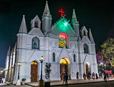 The 160 year old magnificent structure and an iconic landmark in the city - Saint Patrick’s Cathedral. It is specially illuminated on Christmas eve.