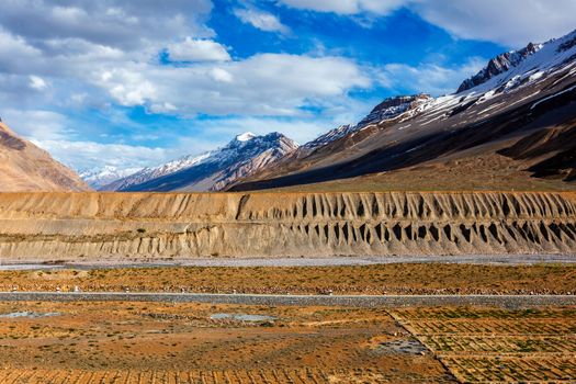 Spiti Valley in Himalayas mountains, Himachal Pradesh, India