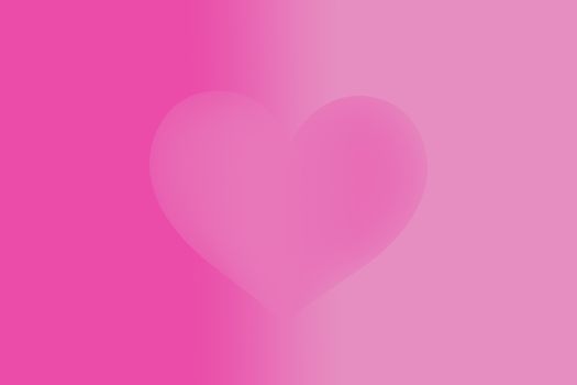 Pink paper heart background, valentine day, romantic and falling in love concept