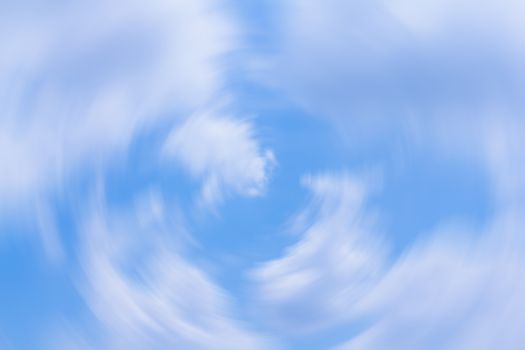 Beauty clear blue sky swirling abstract background