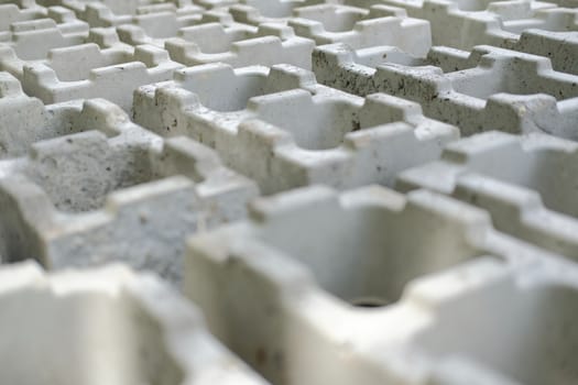 rectangular concrete nano eco block brick. wall bearing structure system
