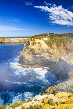 Loch Ard Gorge amazing cliffs along Great Ocean Road, Australia.