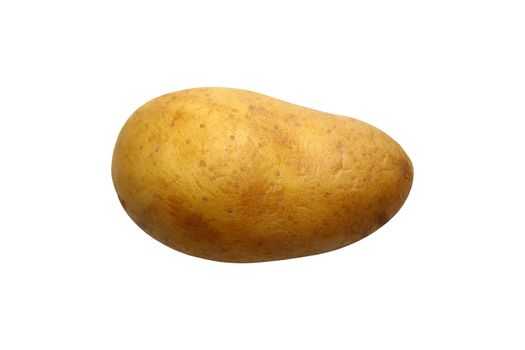 The picture shows a picture with an isolated potato