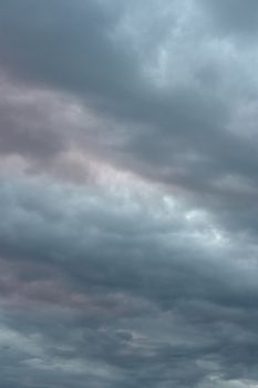 Beautiful evening sky with clouds