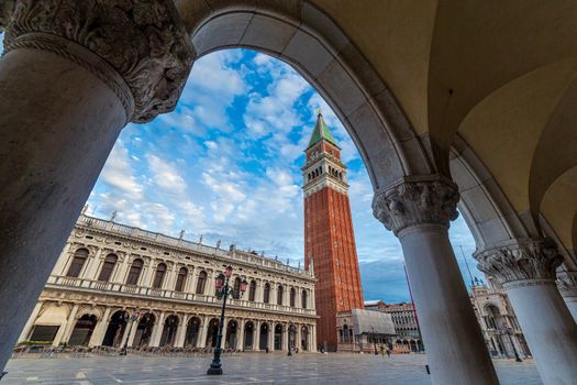 Campanile at Piazza San Marco in Venice