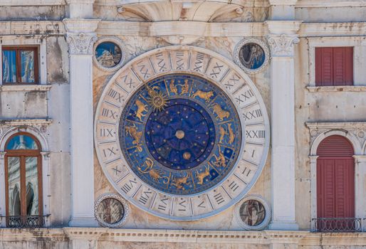 Astrological clock in Venice, Italy