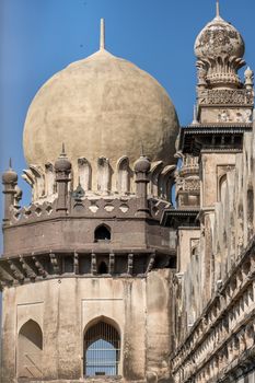 Side dome of heritage structure Gol Ghumbaj  which is  the mausoleum of king Mohammed Adil Shah, Sultan of Bijapur.