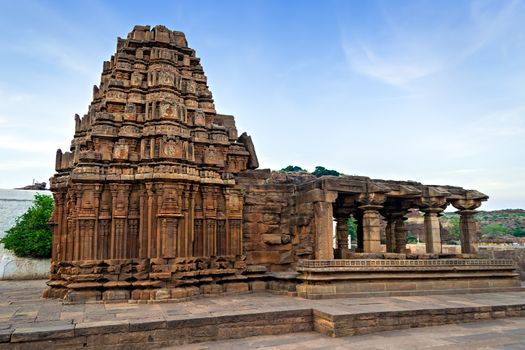 Ancient Yellamma temple at Badami, Karnataka, India