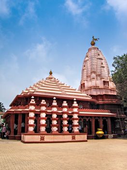 Lord Ganesha  temple located right on the sea shore of Ganapatipule town in Ratnagiri district of Maharashtra India.