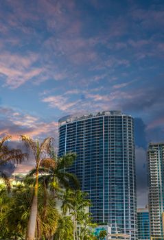 A Coastal Condo Building on the Intracoastal Waterway in Fort Lauderdale, Florida