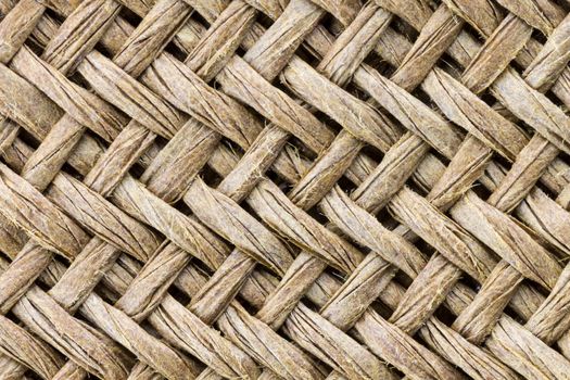 Weave texture or weave pattern background in macro style. Weaves pattern classic retro background for design.