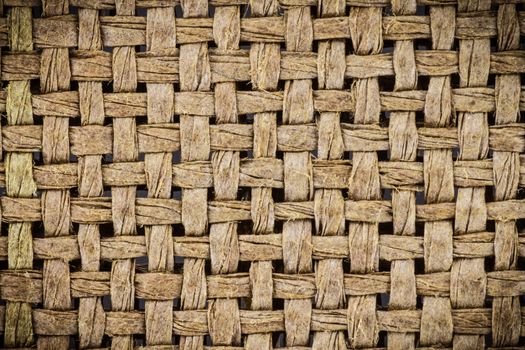 Weave texture or weave pattern background in macro style. Weaves texture classic retro background for design.