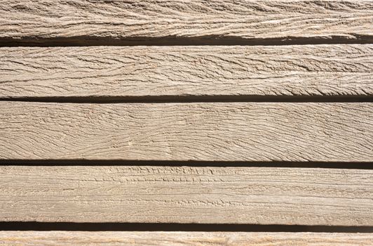 Old Wood Texture Background with Natural Light in Horizontal View
