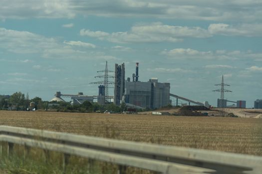 Power station near motorway in Germany.
Focus of the image so wanted.